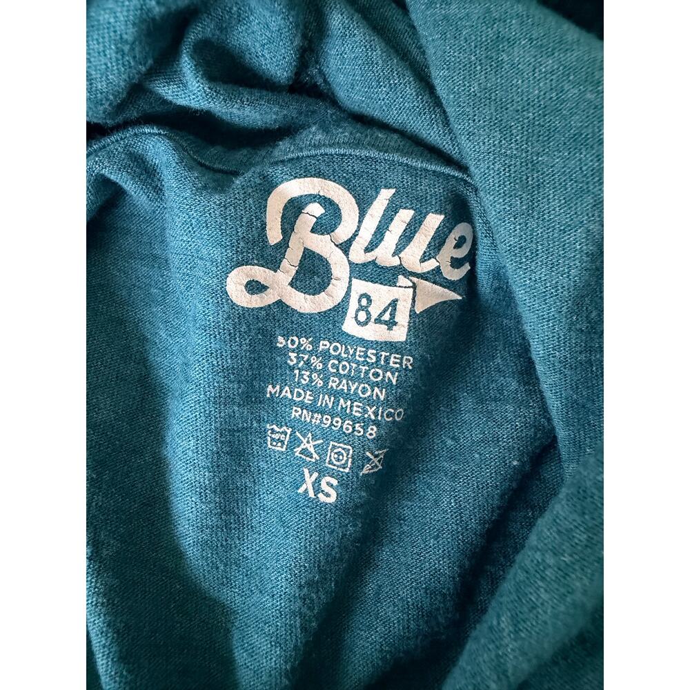 Cool Blue 84 Snowmass Colorado Men's XS Hooded Long Sleeve - Picture 3 of 5
